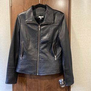 Cache Leather Jacket Med